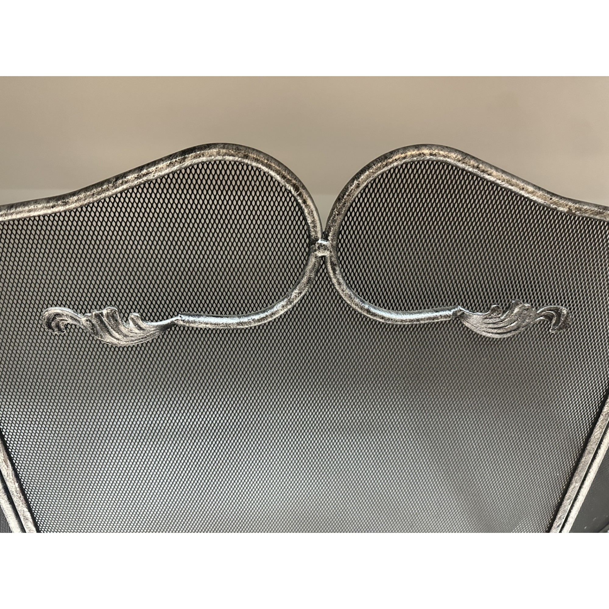 Κάλυψη Τρίφυλλη Σίτα Τζακιού 50.5+25+25x49 εκ. Μαύρo Πατίνα Ασημί