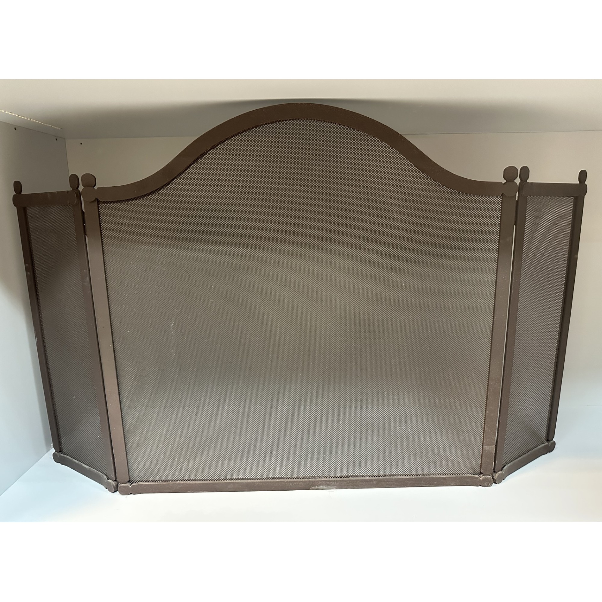 Τρίφυλλη Κάλυψη Τζακιού 60,5Χ100εκ. Σκουριά