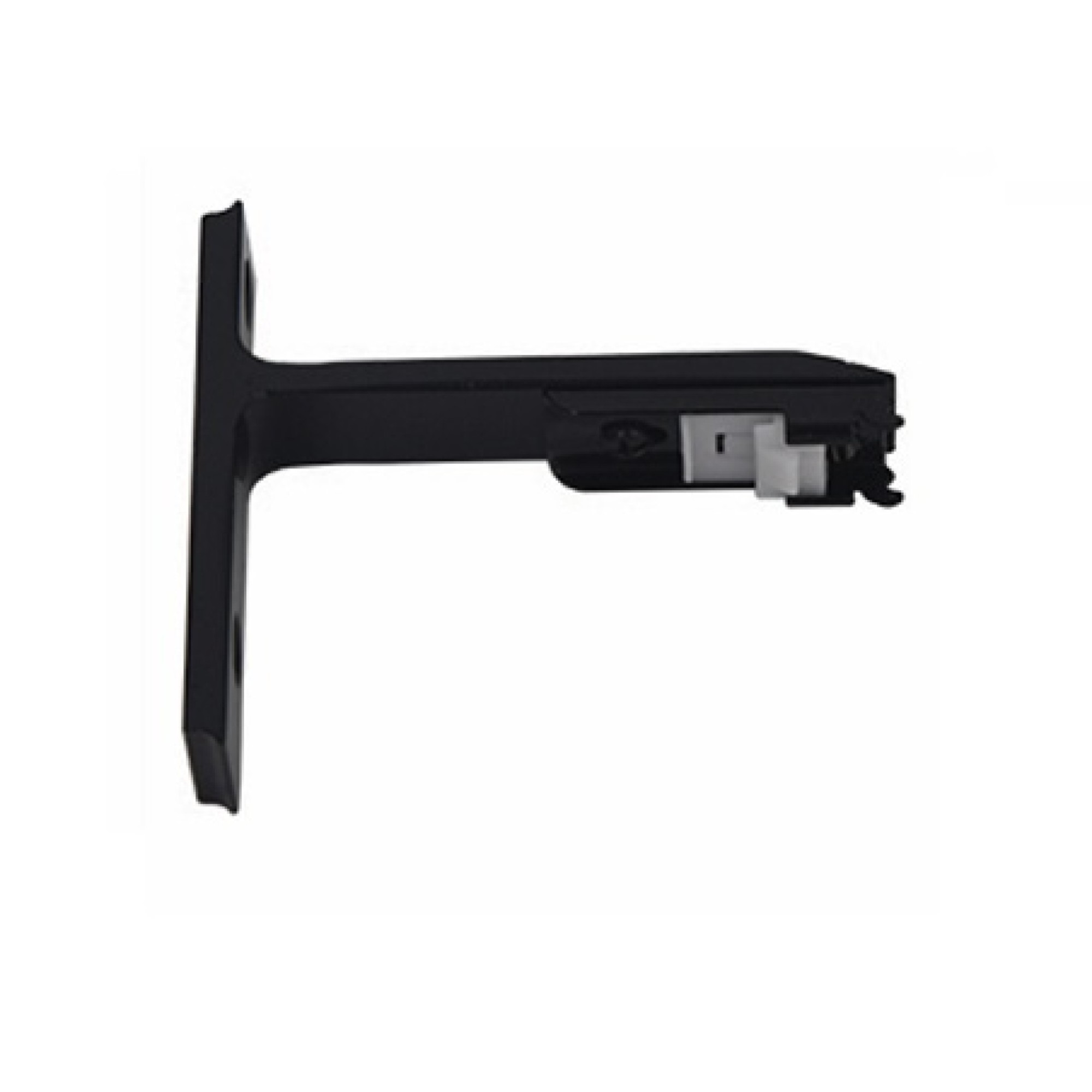 Μεταλλικός Σιδηρόδρομος Τοίχου Βαρέου Τύπου Μαύρος Μονός 30mm