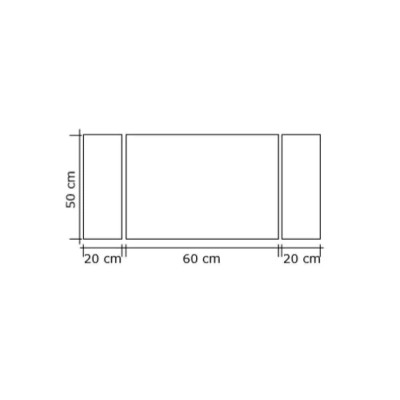 Zogometal 689 Κάλυψη Τρίφυλλη Σίτα Τζακιού 60+20+20x50 εκ. Μαύρη