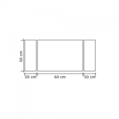 Zogometal 689 Κάλυψη Τρίφυλλη Σίτα Τζακιού 60+20+20x50 εκ. Μαύρo Πατίνα Ασημί